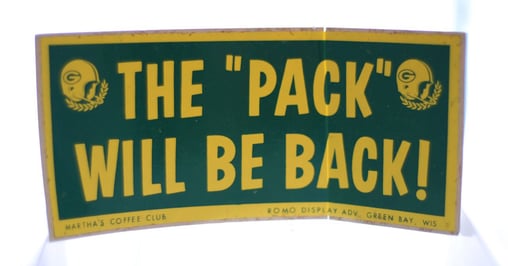 packer bumper sticker by romo